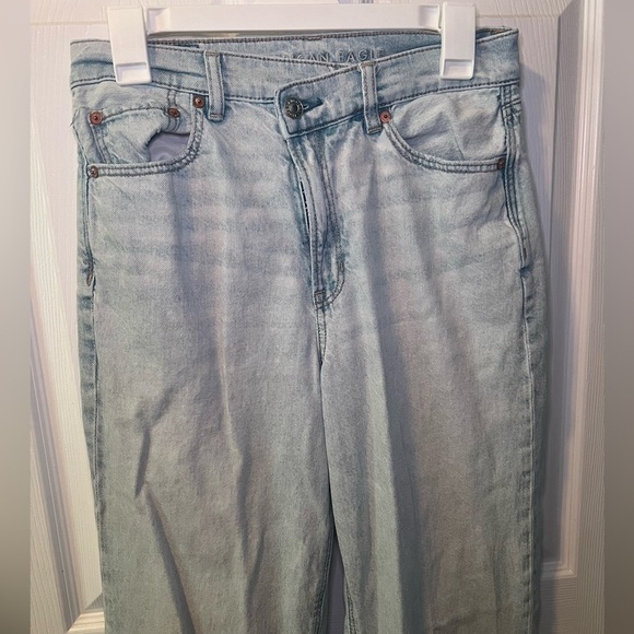 American Eagle Highest Rise Baggy Straight Jeans Women’s Size 6 - Picture 4 of 6